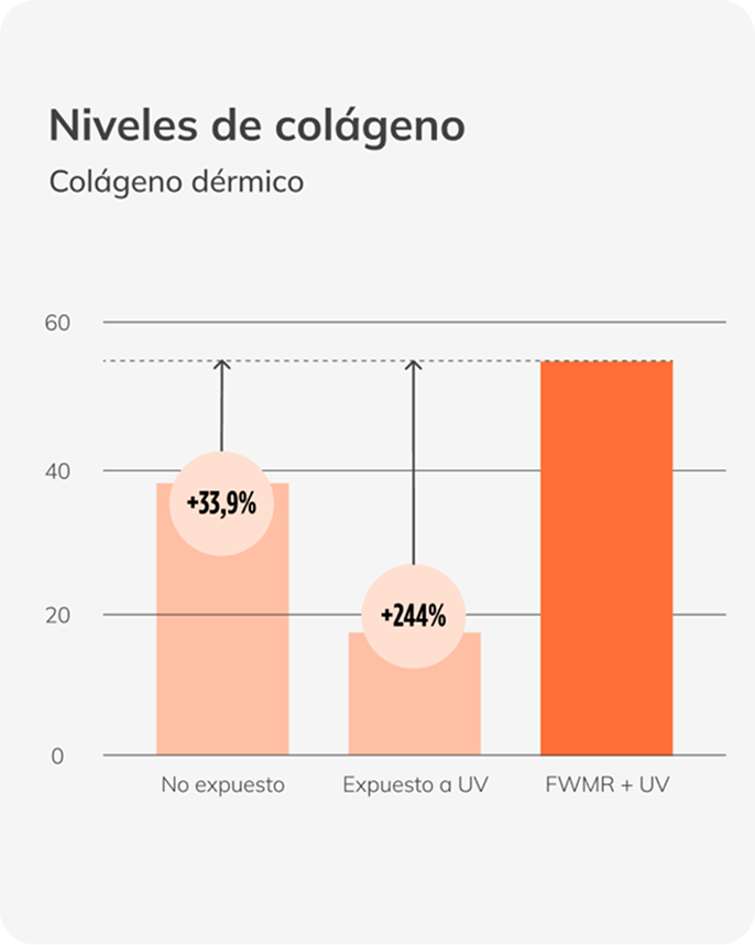 REVIERTE. Aumenta el colágeno un 34% para una piel visiblemente más firme