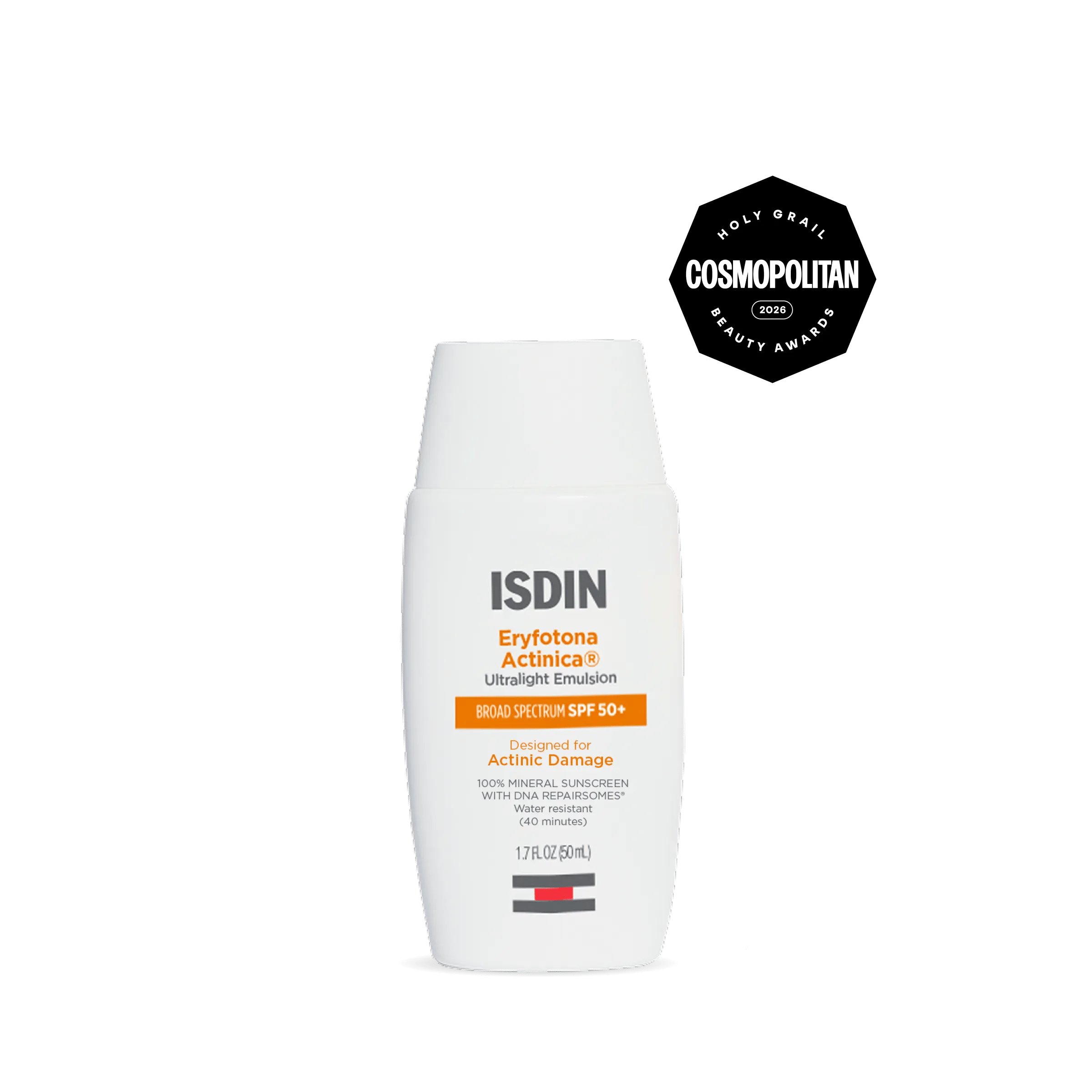 ISDIN Eryfotona Actinica SPF 50+, 1.7 fl oz (50 mL) lotion