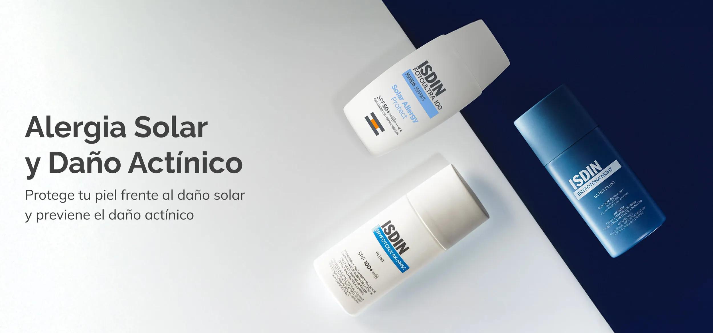 Alergia solar y daño actínico